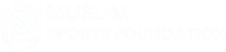 Logo of the Muslim Sports Foundation, showcasing a stylized design with the organization’s name prominently displayed.